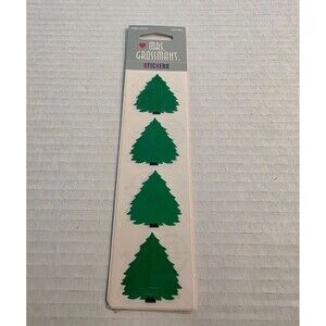 Mrs. Grossman's Christmas Tree Stickers Pack of 12 NOS Vintage 1992